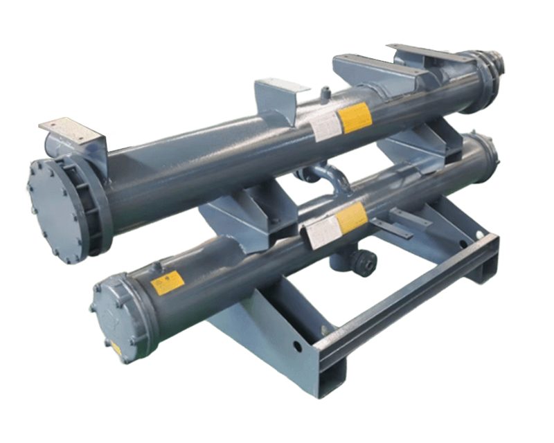 Exchanger with refrigerant labelling