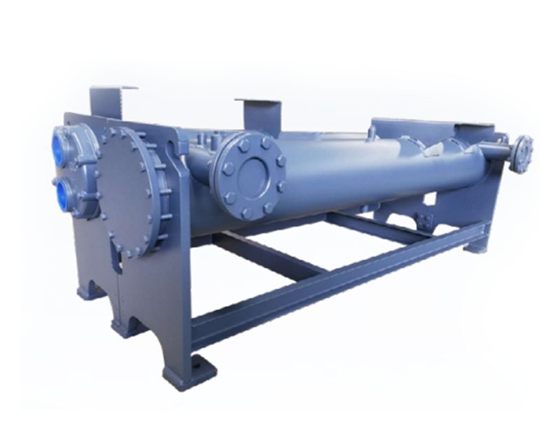 Multi-circuit exchanger on feet